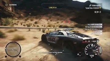 NFS Rivals- Interceptor (Med) Busted in 44 Seconds, First Attempt