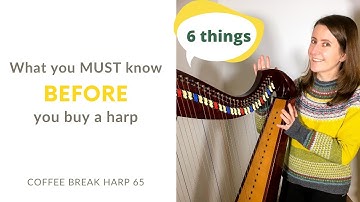 Beginner looking for a harp? 6 things you MUST know before you buy your first instrument!