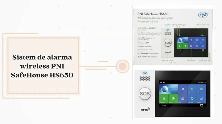 Sistem de alarma wireless PNI SafeHouse HS650