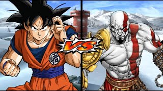 Dragon Ball Z Budokai Tenkaichi 3 PS2 Goku vs Kratos (God of War) mod