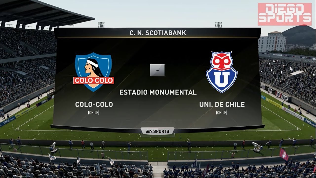 FIFA 18 Colo Colo vs U de Chile Superclasico Liga Chilena - YouTube