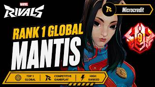 🏆RANK 1 GLOBAL MANTIS SEASON 9 (PC) | Microcredit | MarvelRivals, MarvelRivalsCompetitive, Pros,