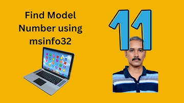 How to Find a Laptop Model Name in Windows 11 using System Information | GearUpWindows Tutorial
