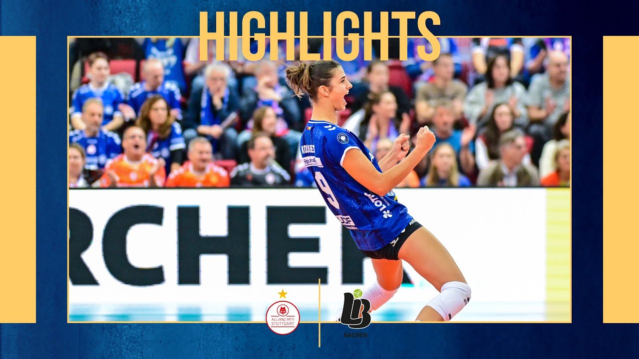 Highlights: Allianz MTV Stuttgart - Ladies in Black Aachen