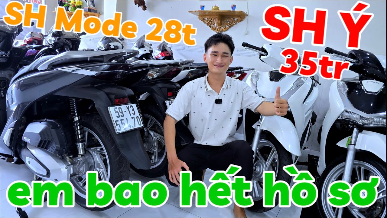 Em Quang 380 chơi lớn SH Mode 28t bao đẹp SH Ý 35tr các đời em bao tên bao ship bảo hành 1 năm ở SG