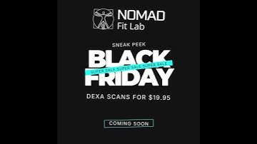 $19.95 Black Friday DEXA Scans