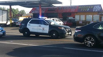 LAPD Foothill Unit Responding