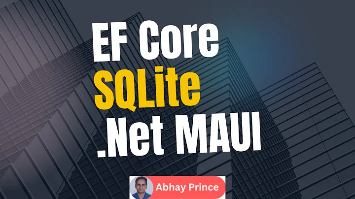 How to Integrate SQLite Database with EF Core in .Net MAUI App with Code First Migrations