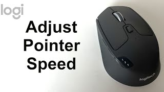 Logitech M720 Triathlon Change Mouse Speed - DIY EASY