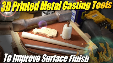 Free 3D Printed Metal Casting Tools: Tapered Sprue Former and Surge Trap