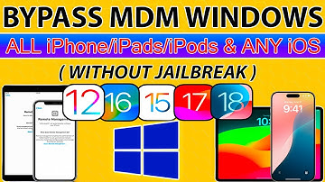 📱✅ MDM Bypass Windows iOS 26/18/17/16/15 iPhone/iPad| Remote Management Lock iPad/iPhone issue Fix