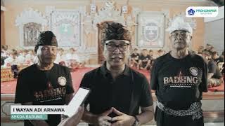 Sekda Adi Arnawa Hadiri Mebarung Angklung Kelentangan Rekontruksi Gambelan Tua