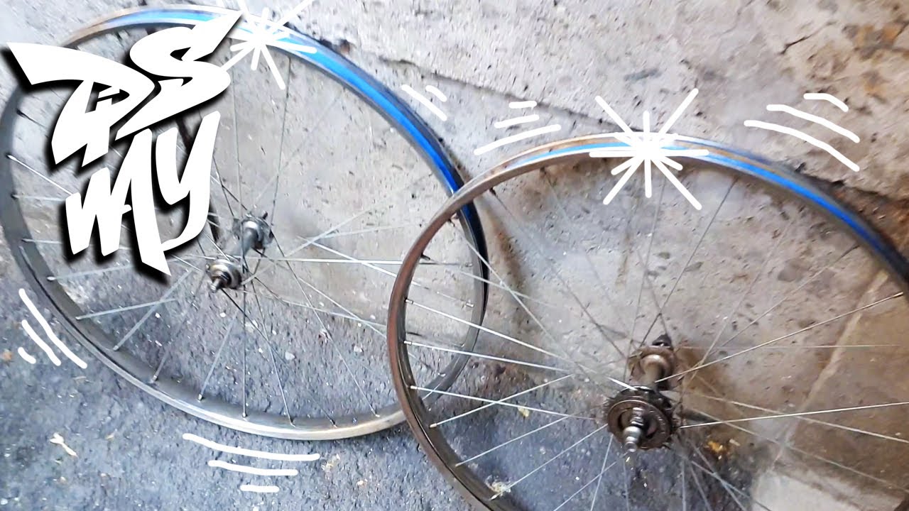 COME RESTAURARE DUE CERCHI ARRUGGINITI !!