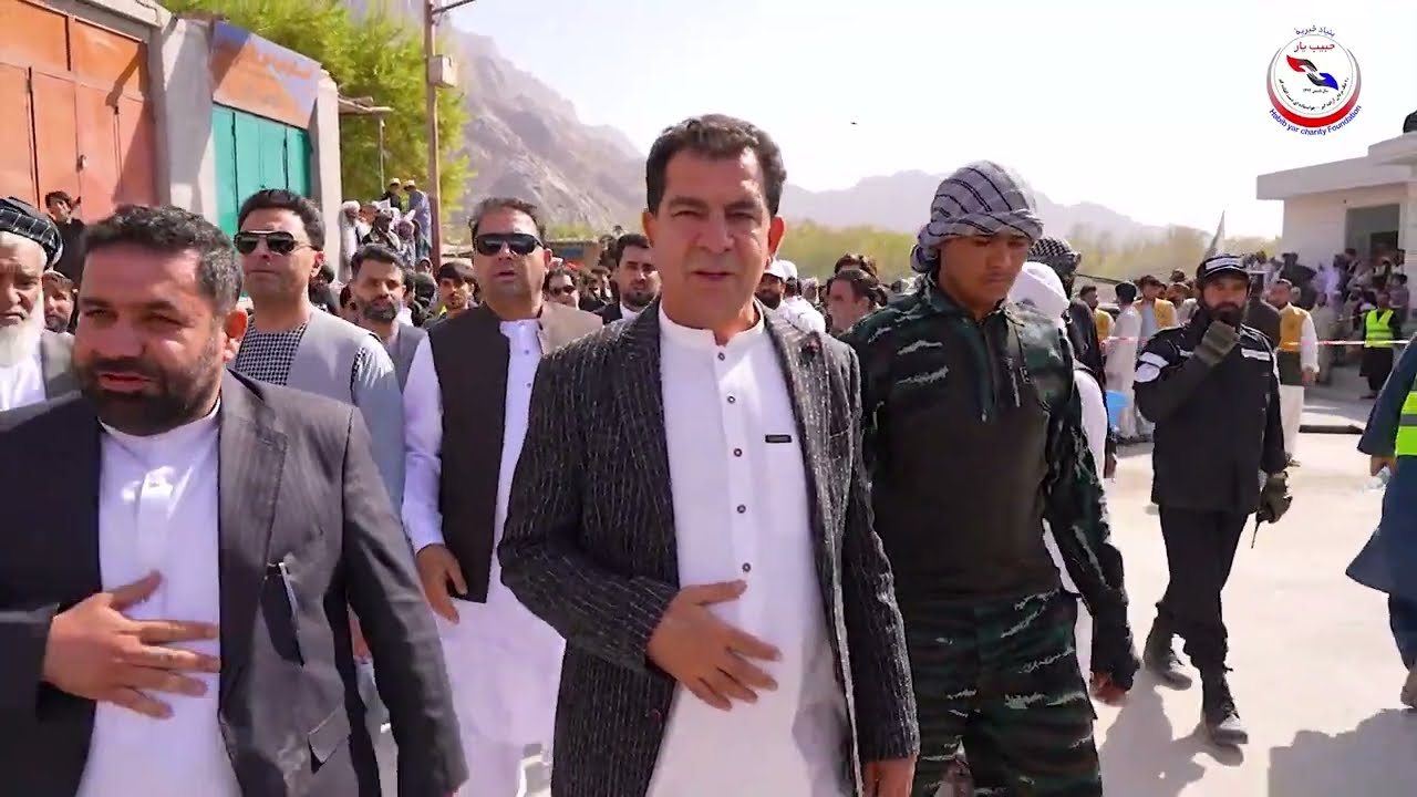 مراسم افتتاحیه مسجد حضرت ابوبکر(صدیق) در ولسوالی اناردره، فراه با حضور الحاج محمد ابراهیم حبیب‌یار