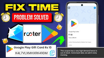 Rooter App Withdrawal Problem | Rooter App Free Fire Max Diamonds Redeem Problem Solve Trick #rooter