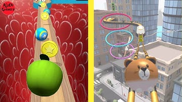 GOING BALLS vs ACTION BALLS - NEW Levels Gameplay Android iOS #117 | Fast Moving