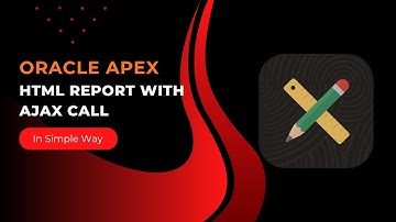 Report with AJAX Call | Dynamic Action on Page Load | APEX Process & JSON