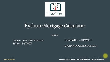 Mortgage calculator