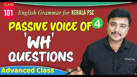 ☑️ PASSIVE VOICE of 