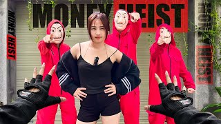 Parkour MONEY HEIST Season 7 | POLICE CHASE FOR MONEY IN REAL LIFE (BELLA CIAO REMIX) | Epic POV