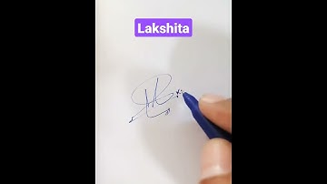 Lakshita Name Signature Request done