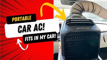 AC for Car Camping! EcoFlow Wave 2 portable AC is the perfect companion for car camping in Florida.