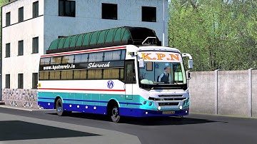 Bangalore To Chennai Trip on KPN Travels Sleeper Bus | Realistic BV Maxima Bus Driving Gameplay