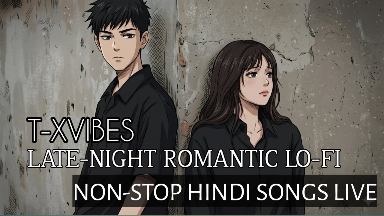 Late Night Romantic Hindi Lo-Fi 💖🌙 | Non-Stop Love Songs Live | T-XVIBES
