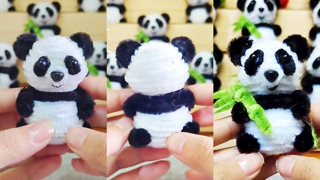 DIY Lovely panda - YouTube
