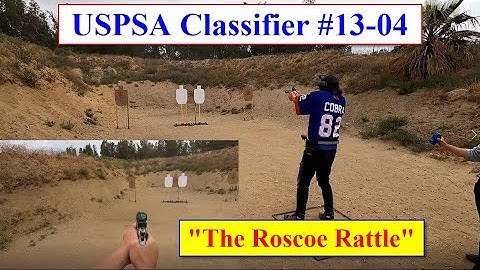 USPSA Classifier #13-04 "The Roscoe Rattle" 77.19% #uspsaclassifier #uspsamaster #beretta