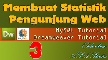 Membuat Statistik Pengunjung [03] Informasi Data Pengunjung [Dreamweaver, MySql Tutorial]