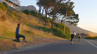 Epic longboard crash