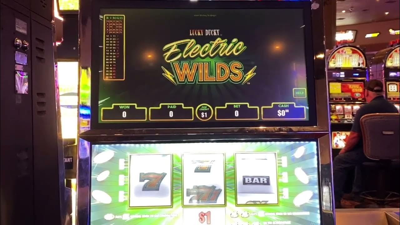 Lucky Ducky Electric Wilds Betting 1 to 18. Amazing Red Screen Slots