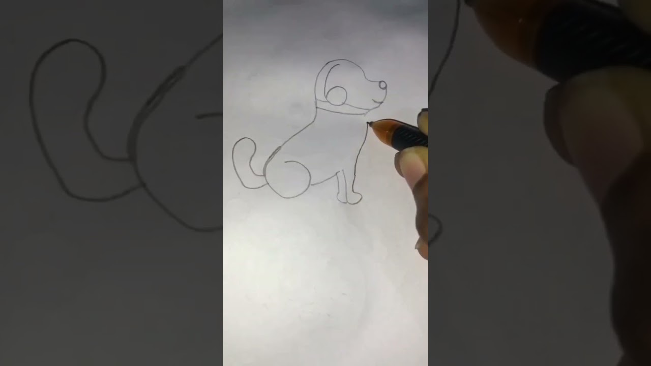 Dog 🐕 Drawing easy to Draw for kids 