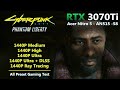 Cyberpunk 2077 : Phantom Liberty | 1440P - All Preset Gaming Test | RTX 3070Ti - Acer Nitro 5 |