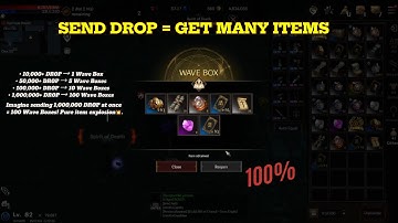 SENDING DROP CAN GET YOU MANY ITEMS IN ROHAN2!