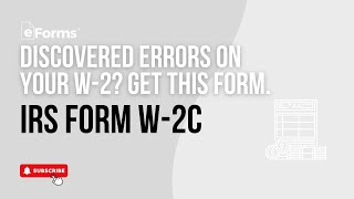 Discovered Errors On Your W2? Get This Form