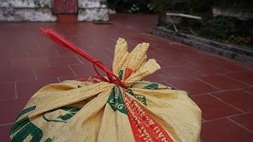 Cách buộc bao thóc rất nhanh ai cũng làm được