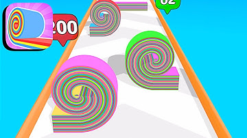 Roll Layers ​- All Levels Gameplay Android,ios (Levels 46-48)