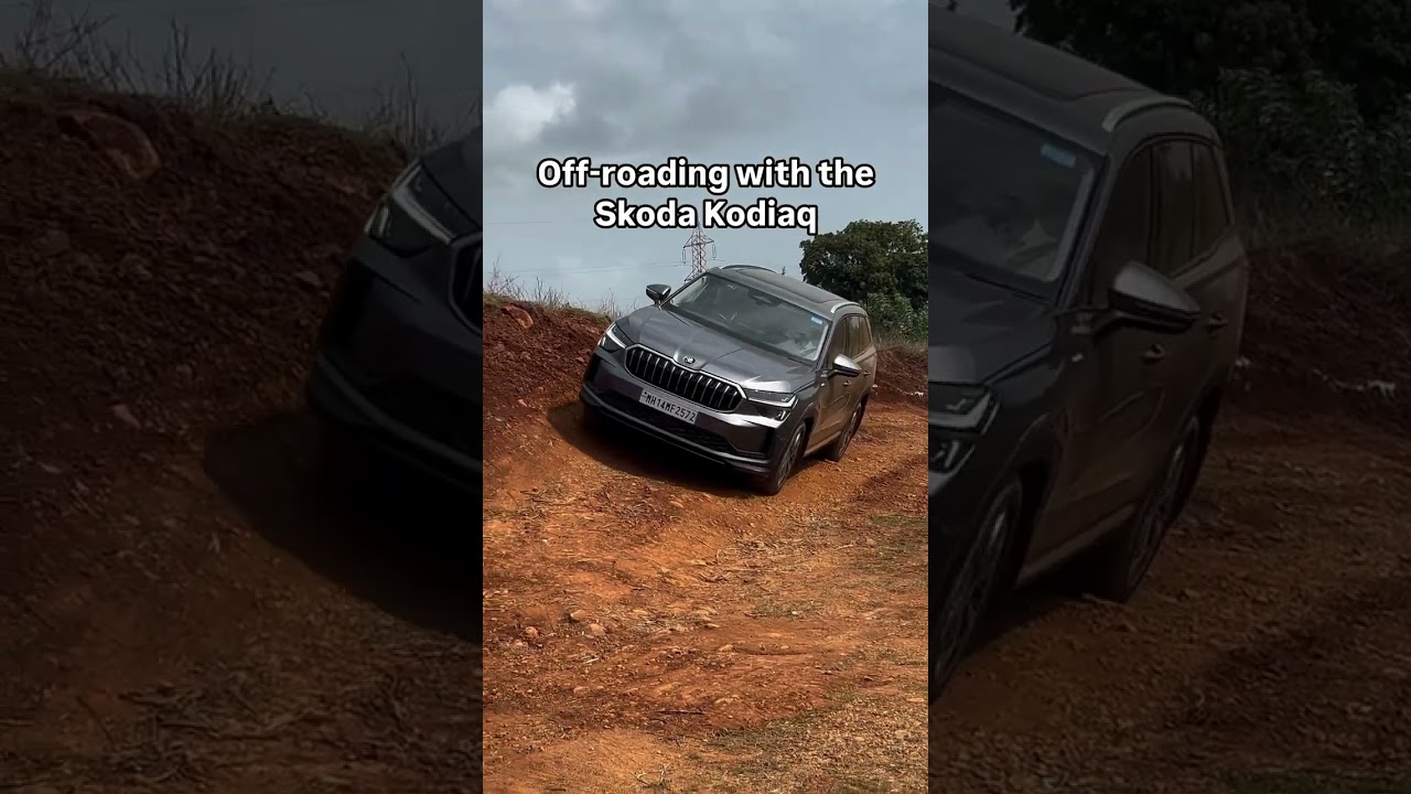 Off-roading with Skoda Kodiaq