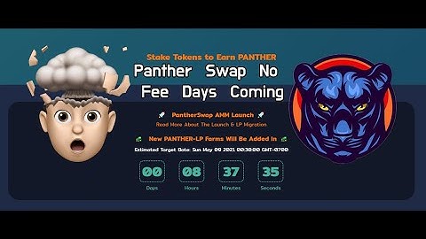 Panther Swap Over 2000% APR No Deposit Fee Chance Coming