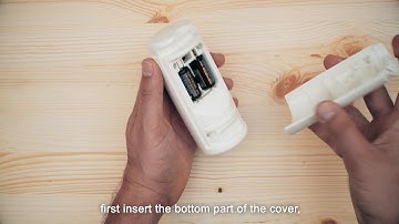 PowerG Wireless Outdoor Curtain PIR Detector - Installation instructions