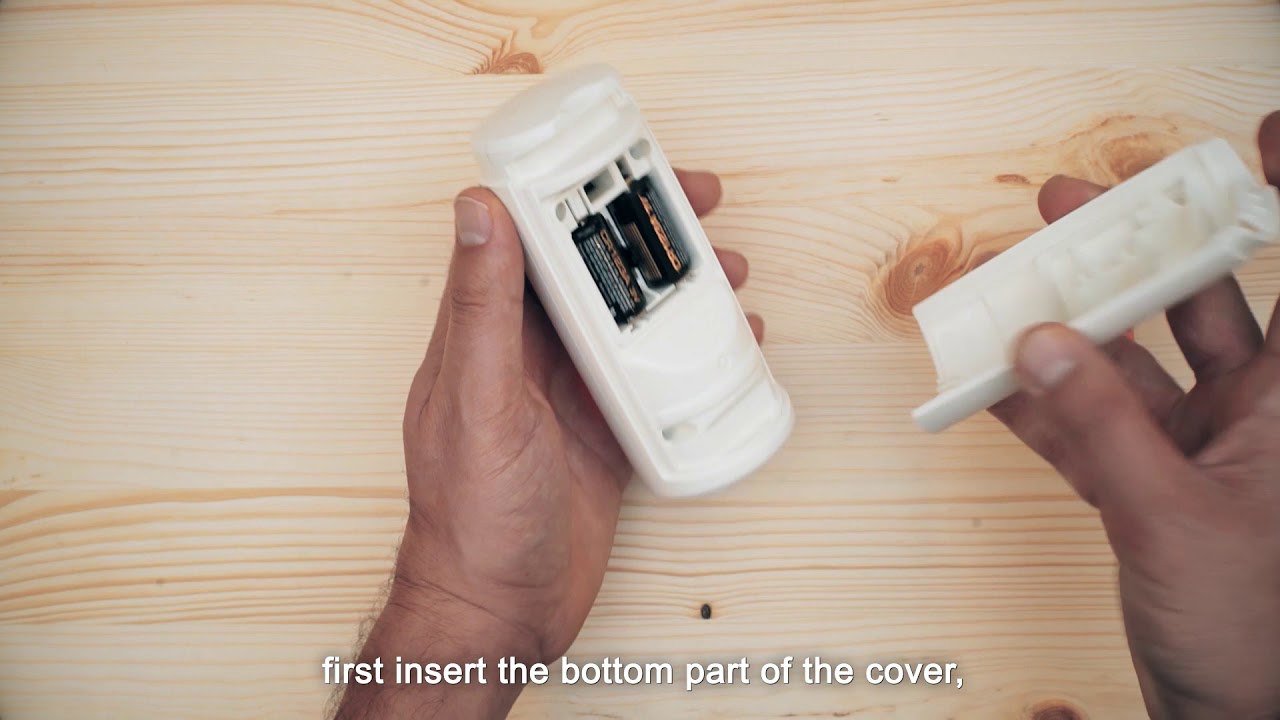 PowerG Wireless Outdoor Curtain PIR Detector Installation