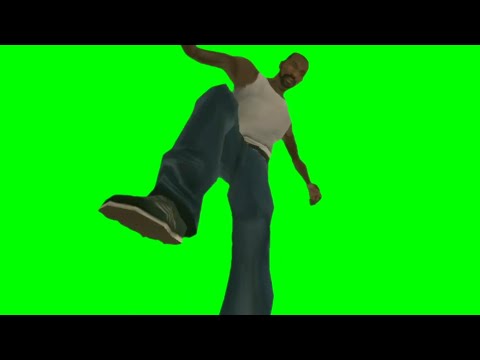 CJ Foot Kick - Green Screen