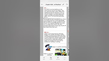 Class 4, Chapter 10, Science, Air, water & weather