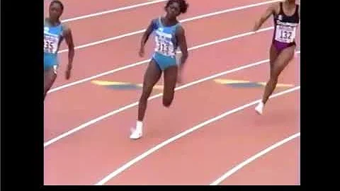 Gwen  Torrence  Wins  the  US  200m  Championship  at  the  1993  Eugene competition.