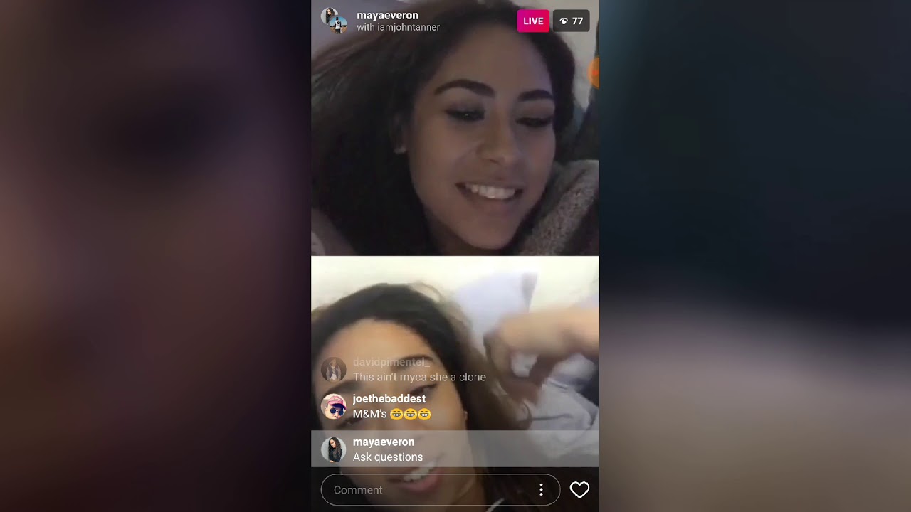 Maya Everon Caught SoLLUMINATi Lurking On Her Instagram Live - YouTube.