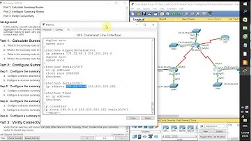 [CCNA S2]6.4.1.6 Packet Tracer - Configuring IPv4 Route Summarization - Scenario 2