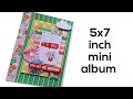 5x7 inch mini folio album | birthday photo folio | mini album
