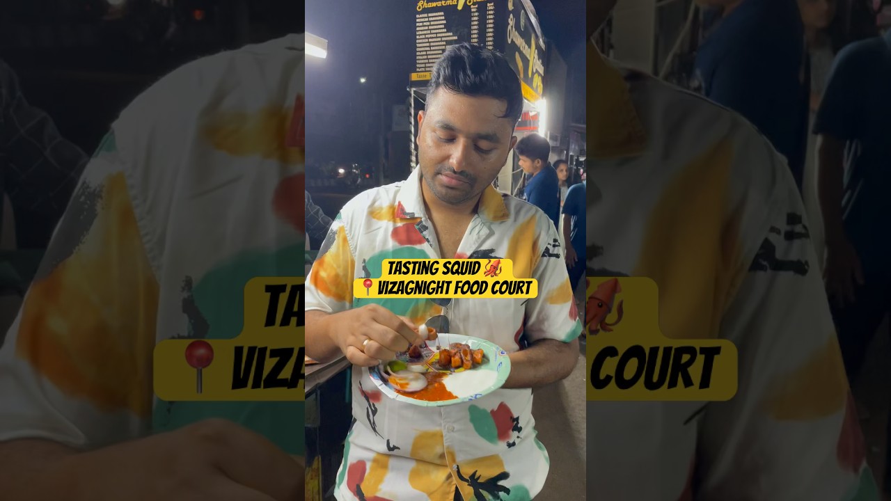 📍Vizag night food court , jail road , near Rtc complex 